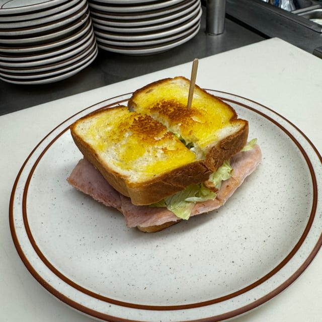 Grilled Ham & Cheese.