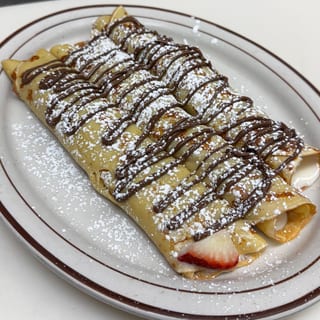 Strawberries & Cream Crepes