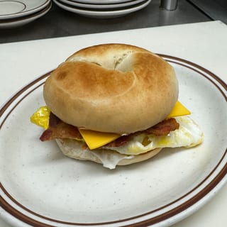 Bacon & Egg Bagel Sandwich
