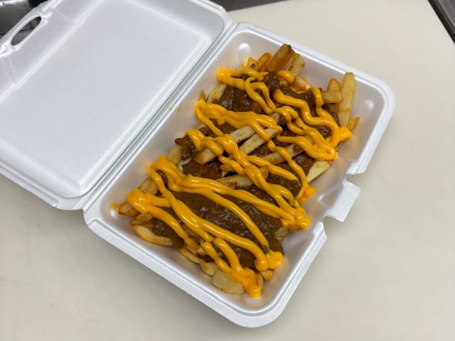 Chili Fries with Cheese