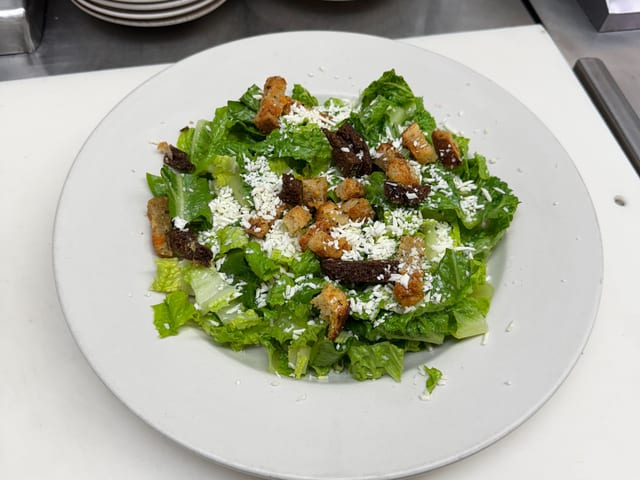 Caesar Salad with Pita