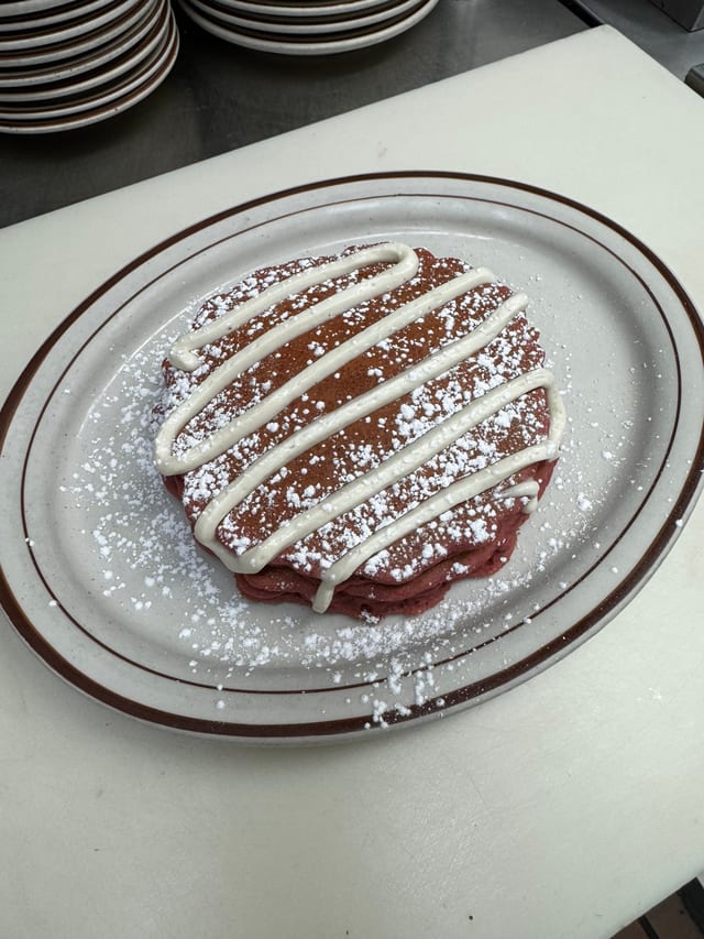 Red Velvet Pancakes